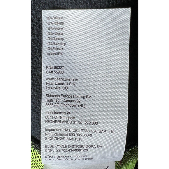 Pearl Izumi Select Women's Black Neon Thermal Riding Cycling Jacket Size Large1 - Picture 13 of 16